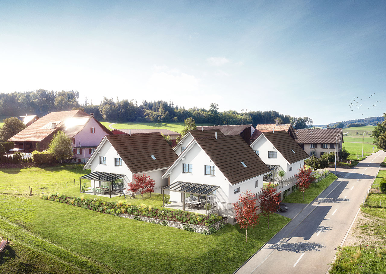 Neubau Einfamilienhäuser in Wetzikon bei Frauenfeld